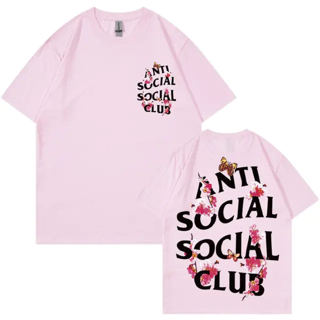 Anti-Social Summer Quality Unisex Tee Shirts