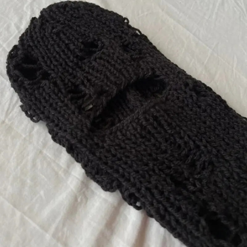 Trendy Balaclava Knit Beanie Hat