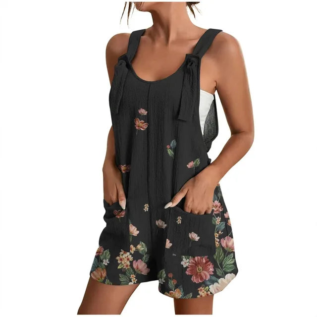 2023 New Women Jumpsuits Summer Shorts