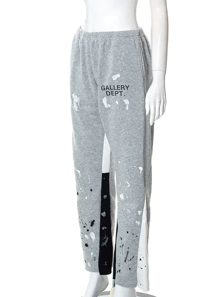 Graffiti High Waist Street Sweatpants