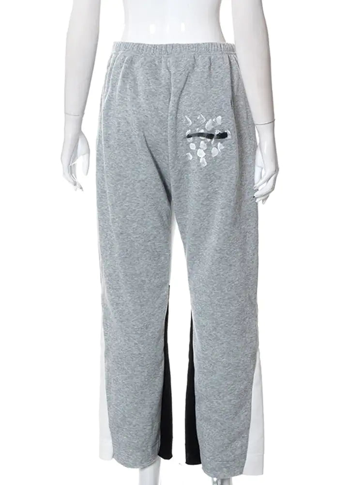 Graffiti High Waist Street Sweatpants