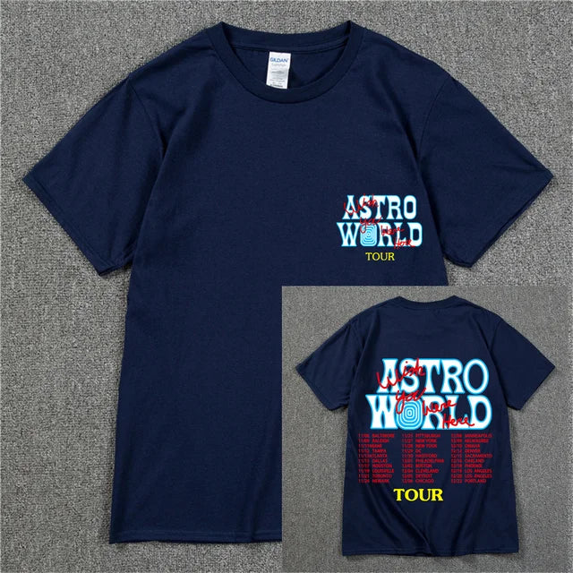 Astro World Hip-Hop T-Shirt Men, Women