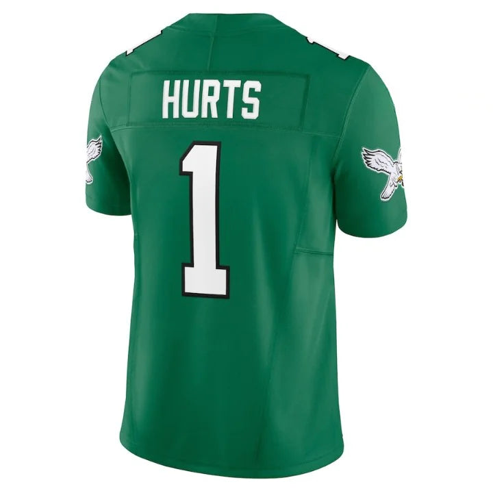 Men's Philadelphia Eagles Jalen Hurts Kelly Green Jersey