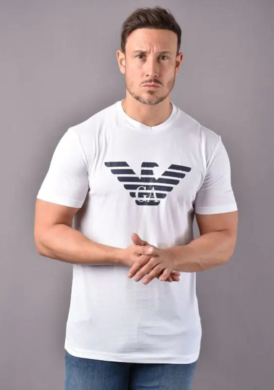 Emporio Armani Big Front V T-Shirt