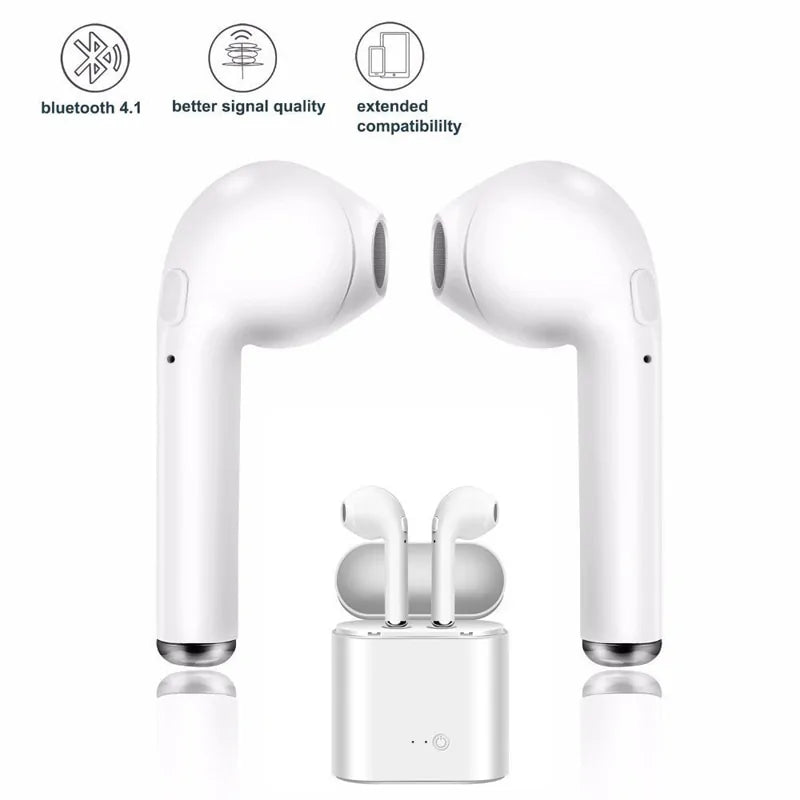 Trendy White Wirelesss Bluetooth Headphones