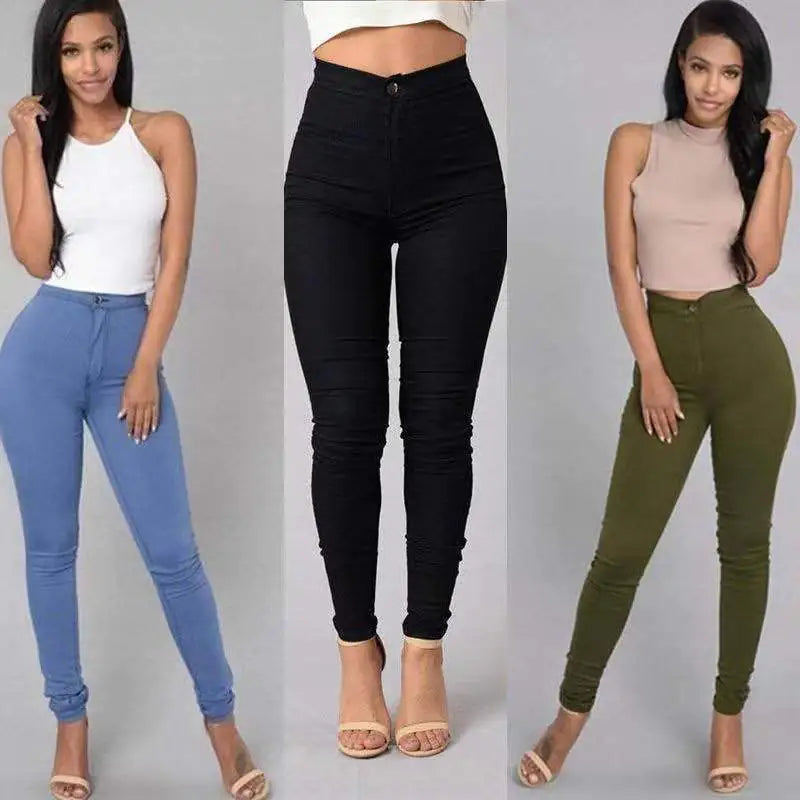 Women's High-Waist Skinny Jeans