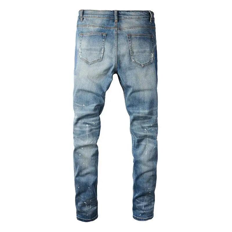 Mens Trendy Blue Jeans