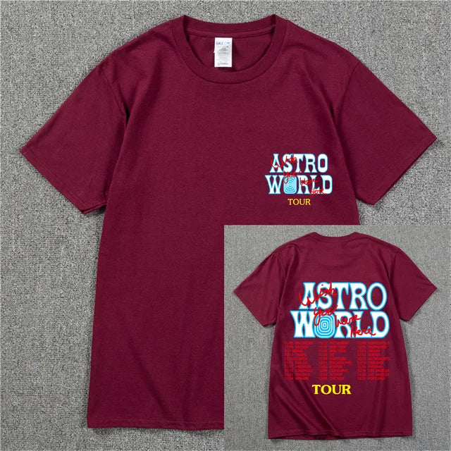 Astro World Hip-Hop T-Shirt Men, Women