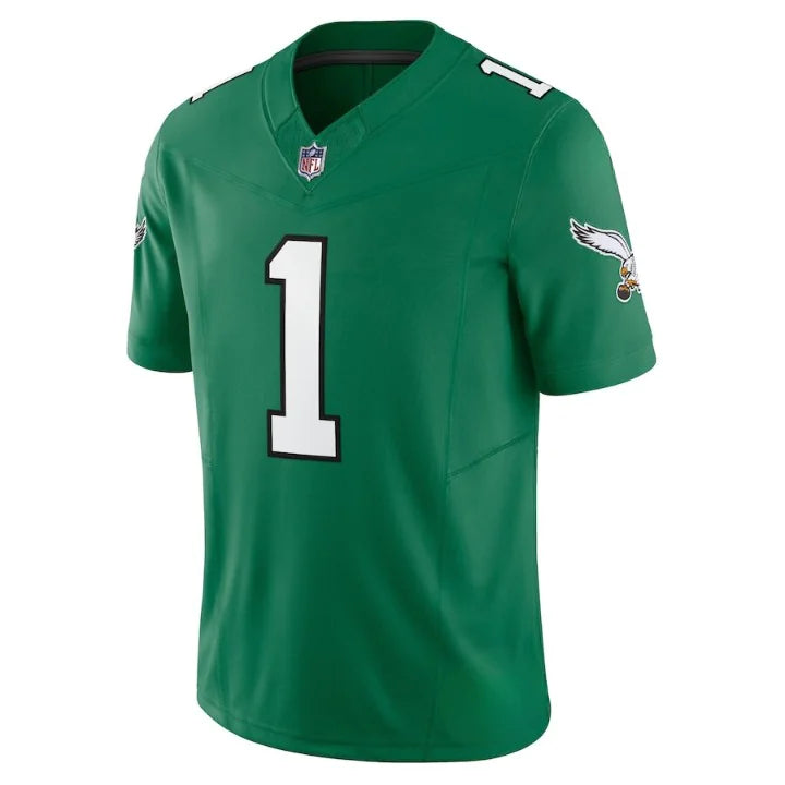 Men's Philadelphia Eagles Jalen Hurts Kelly Green Jersey