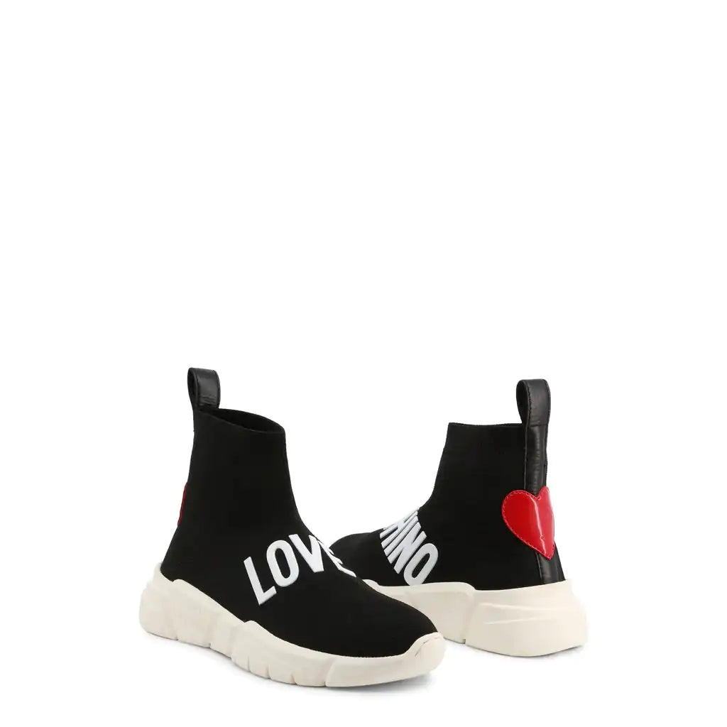 Moschino High Top Sock Sneakers