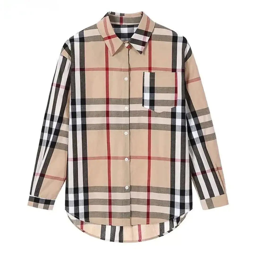 Stripe Checkered Shirt