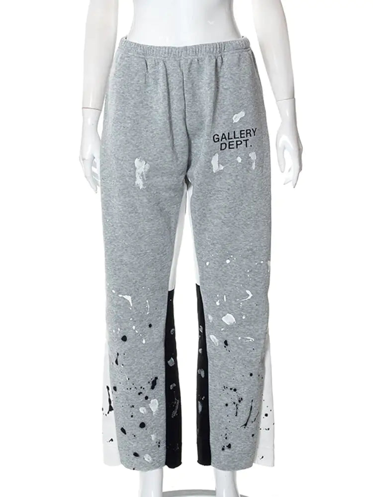 Graffiti High Waist Street Sweatpants