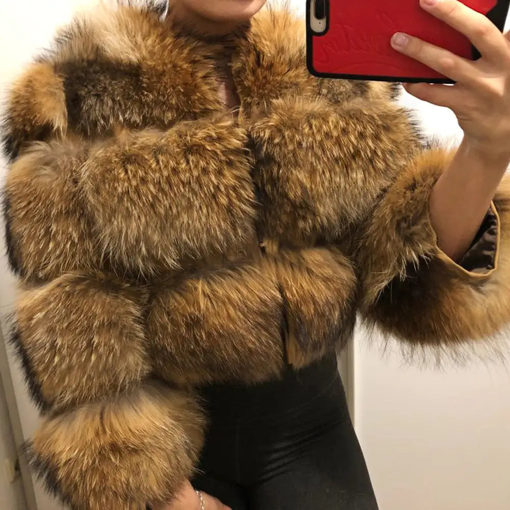 Designer Picture Perfect Thick Fur Coat