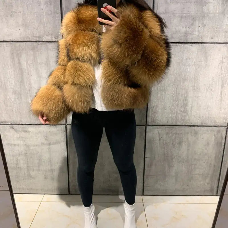 Designer Picture Perfect Thick Fur Coat