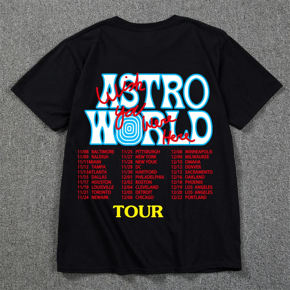 Astro World Hip-Hop T-Shirt Men, Women