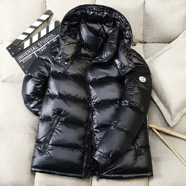 Glossy Duck Down Winter Puff Jackets