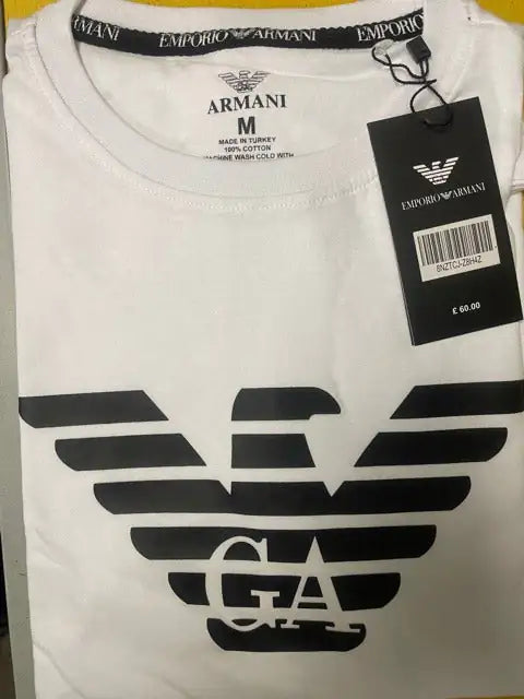 Emporio Armani Big Front V T-Shirt