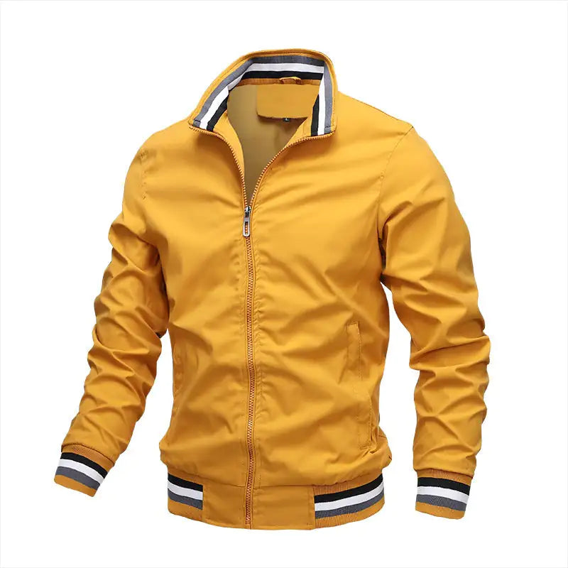 Men’s Casual Stand-up Collar Jacket