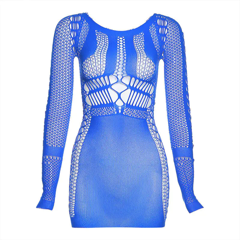 Lucky Lottery Mesh Mini Dress