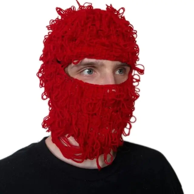 Trendy Balaclava Knit Beanie Hat