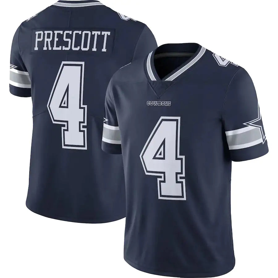 Prescott #4 Cowboys Jersey