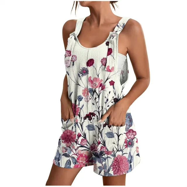 2023 New Women Jumpsuits Summer Shorts