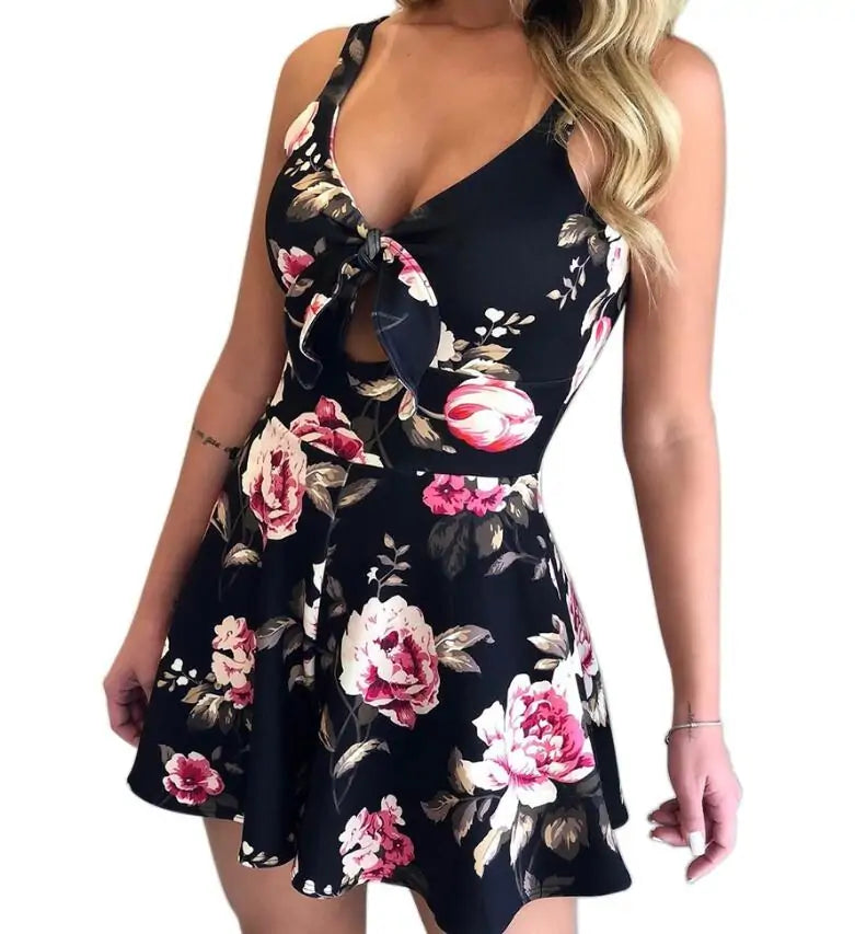 Women's Summer Print Jumpsuit