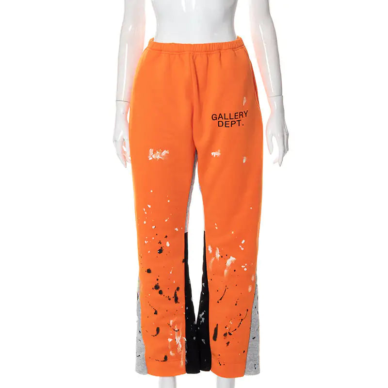 Graffiti High Waist Street Sweatpants