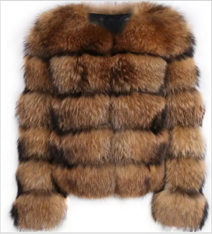 Designer Picture Perfect Thick Fur Coat