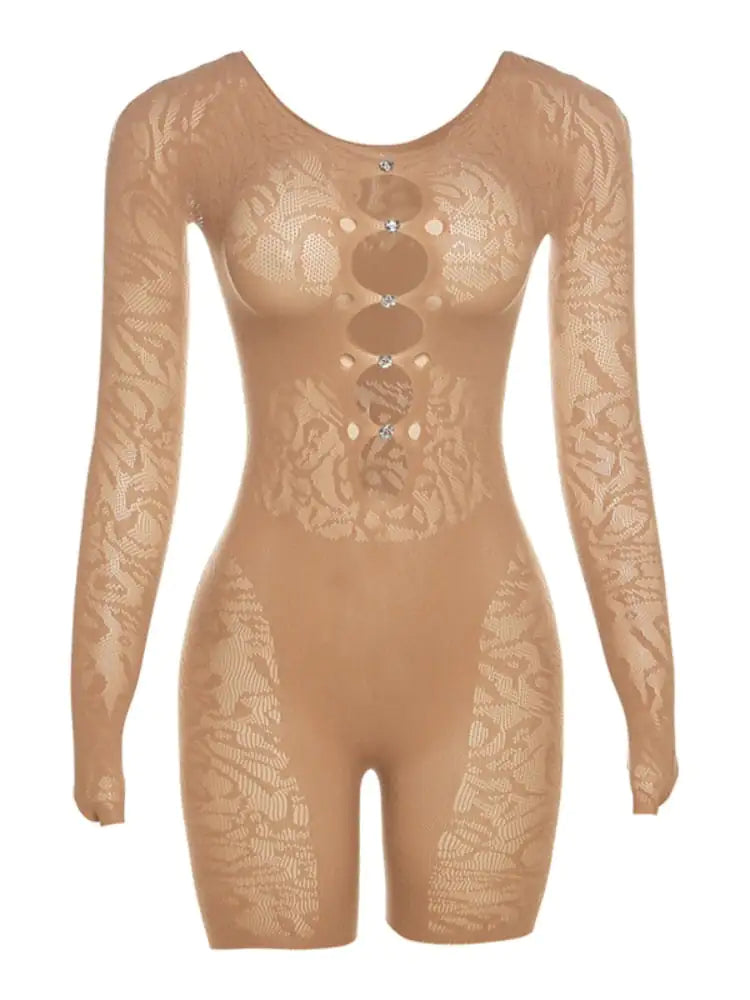 D'everedge Mesh Hollow Lingerie