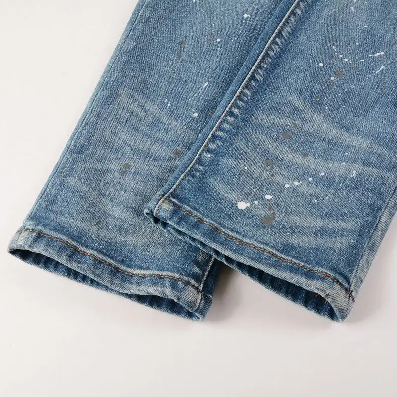 Mens Trendy Blue Jeans