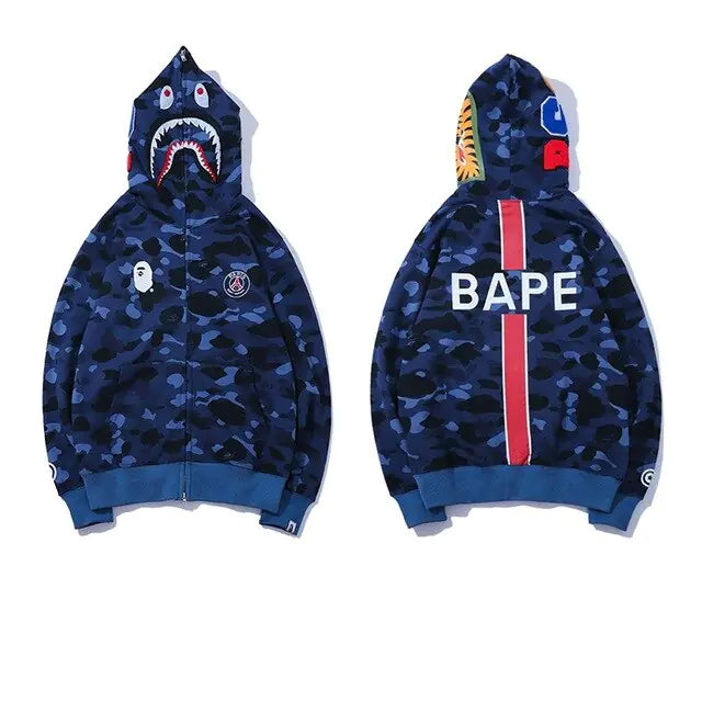 Bape Camouflage Shark Sweatshirt