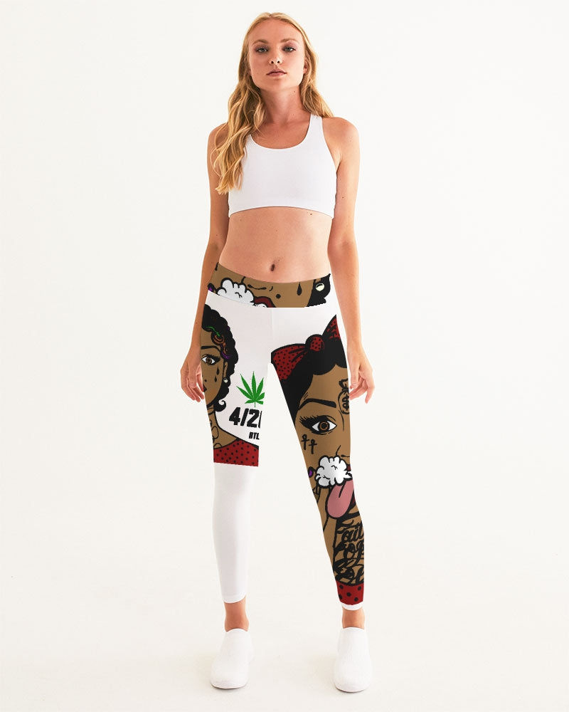 DEVEREDGE ATLANTA MARIJUANA EDITION Women's All-Over Print Yoga Pants