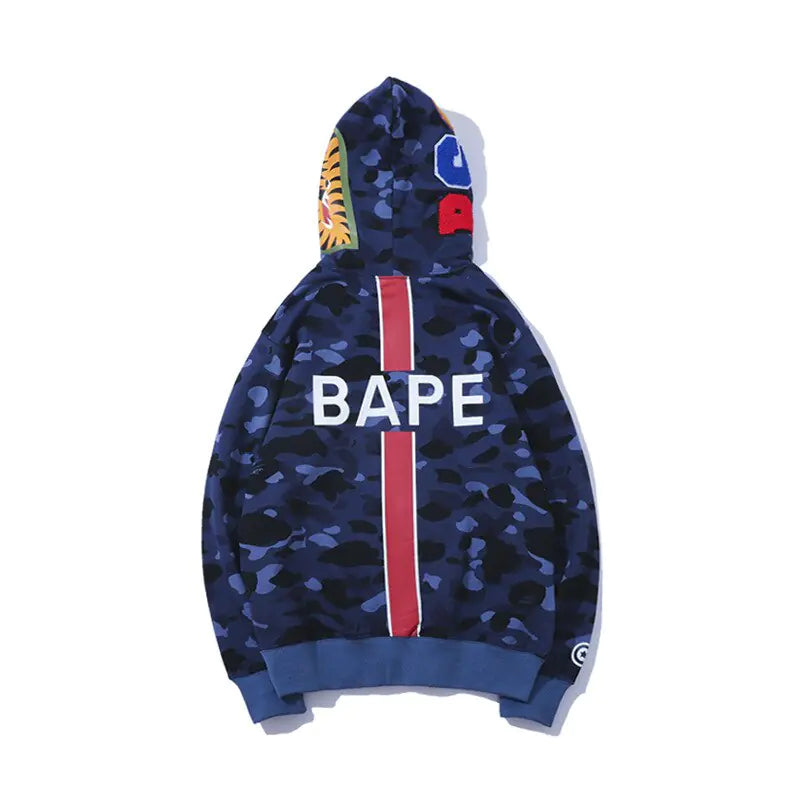 Bape Camouflage Shark Sweatshirt