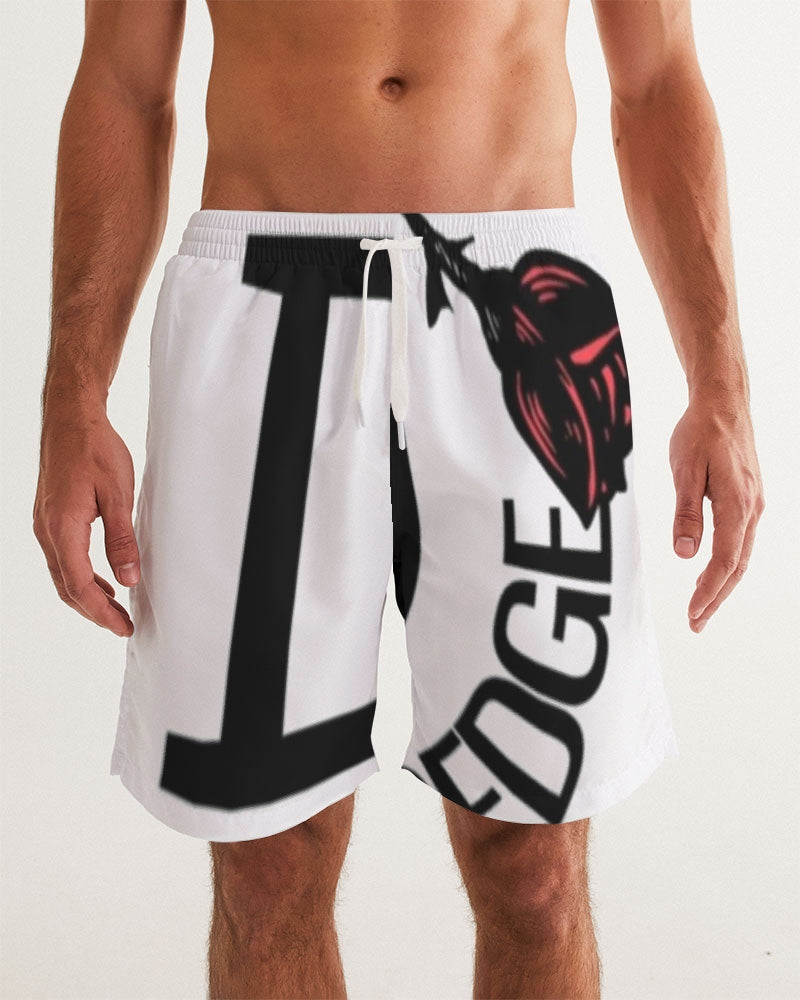 Deveredge Men's All-Over Print Swim Trunk