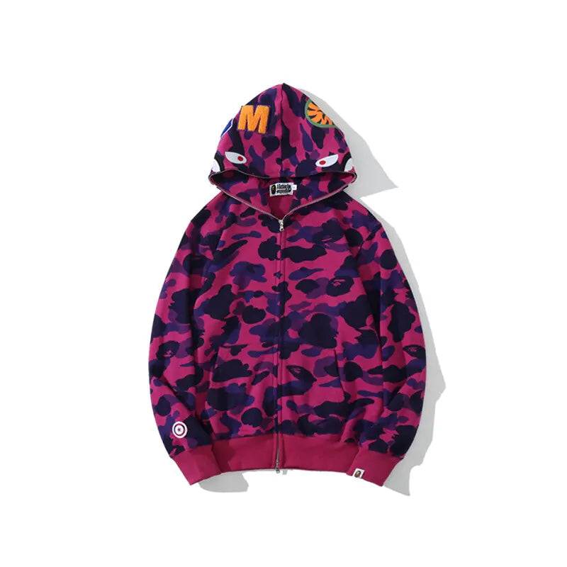 Bape Camouflage Shark Sweatshirt