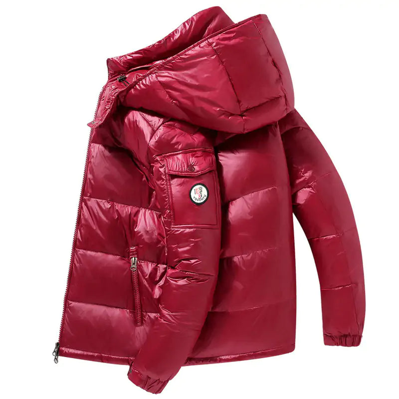 Glossy Duck Down Winter Puff Jackets