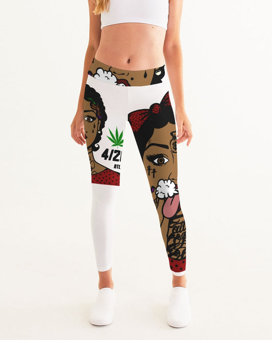 DEVEREDGE ATLANTA MARIJUANA EDITION Women's All-Over Print Yoga Pants
