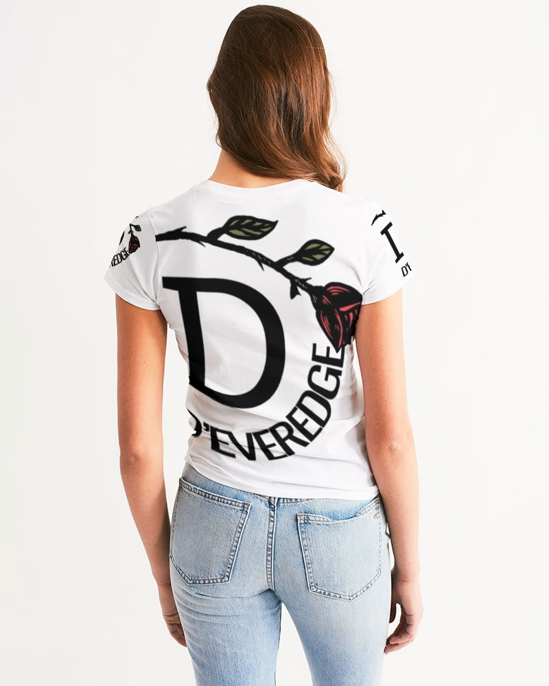 DEVEREDGE ROSE COLLECTION Women's All-Over Print Tee