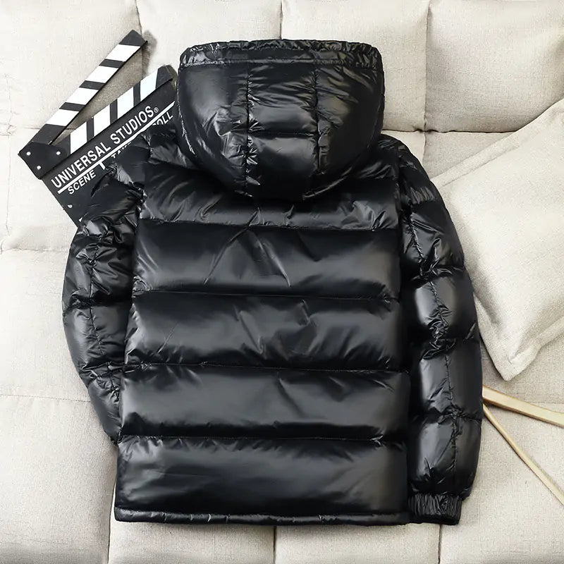 Glossy Duck Down Winter Puff Jackets