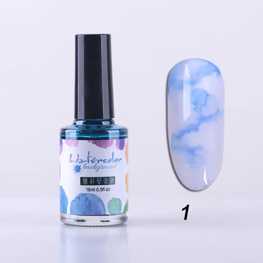 Watercolor Nail Polish.