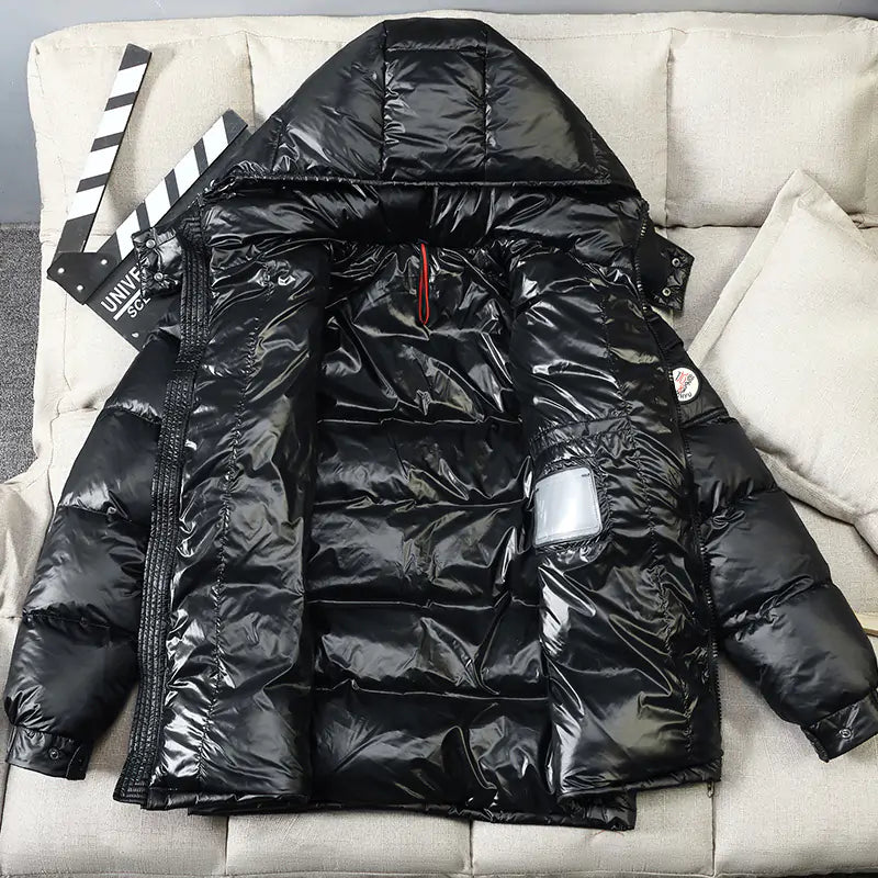 Glossy Duck Down Winter Puff Jackets